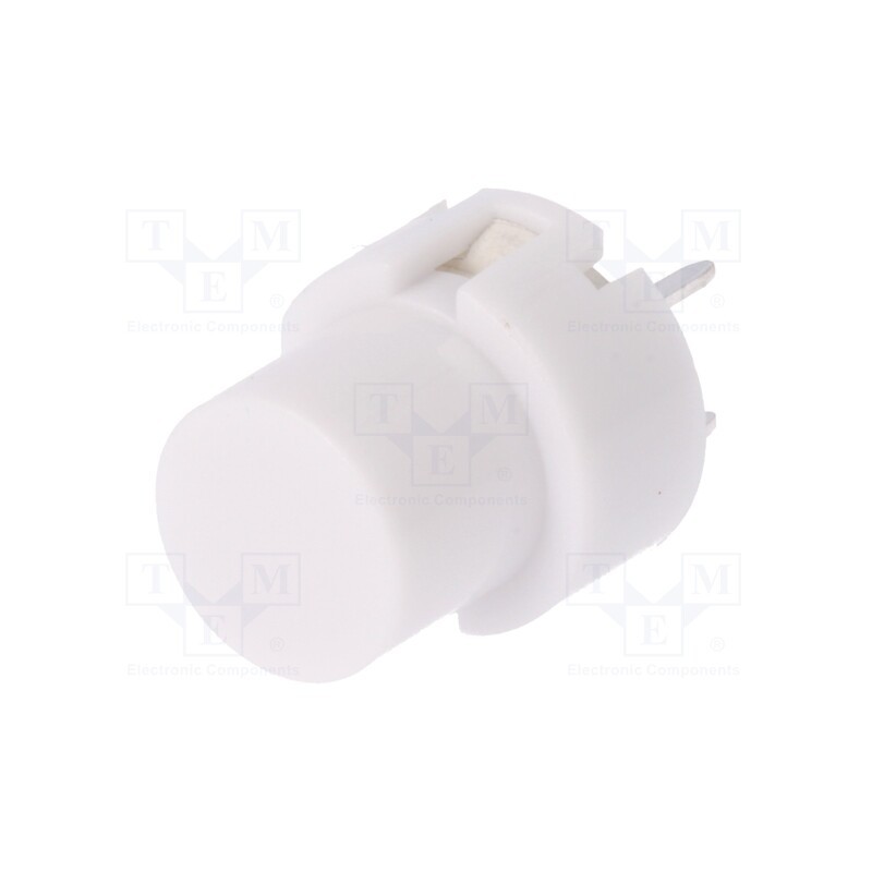 10 pcs : D6R00 F1 LFS - Switch: keypad, Pos: 2, SPST-NO, 0.01A/32VDC, white, THT, 1.3N, round
