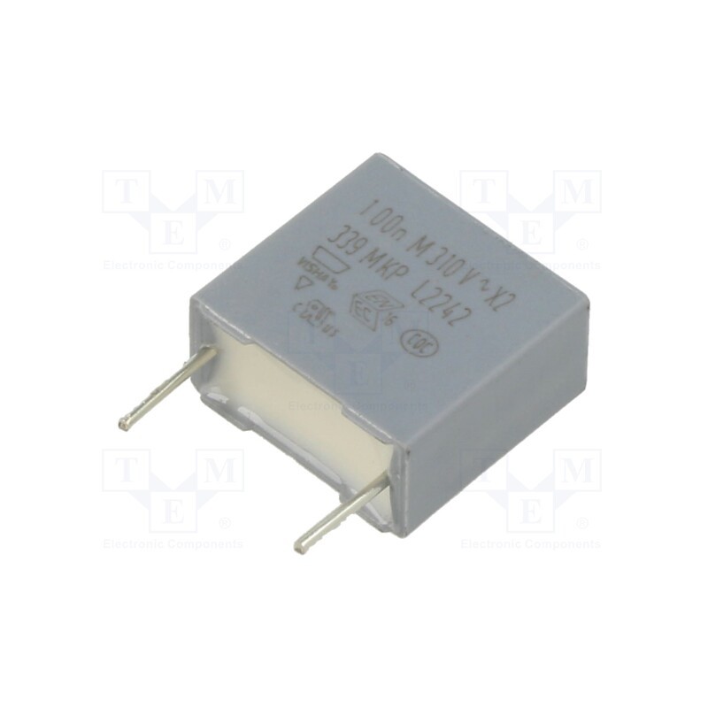 10 pcs : BFC233922104 - Capacitor: polypropylene, 100nF, THT, ±20%, 10mm, 630VDC, 310VAC