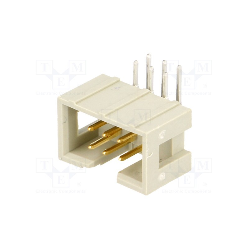 10 pcs : 9185067323 - Socket, IDC, male, PIN: 6, angled 90°, THT, 1.27mm, Layout: 2x3