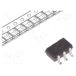 10 pcs : 74LVC2G14GW,125 - IC: digital, NOT, Ch: 2, CMOS,TTL, SMD, SC88, Mini Logic, 1.65÷5.5VDC