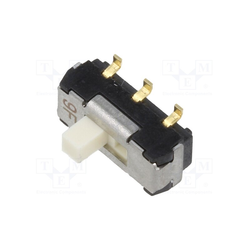 10 pcs : CL-SB-22B-02 - Switch: slide, Pos: 2, DPDT, 0.2A/12VDC, ON-ON, SMT, Leads: straight