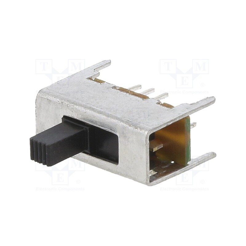 10 pcs : EG2301A - Switch: slide, Pos: 3, 0.2A/30VDC, ON-ON-ON, THT, Leads: for PCB
