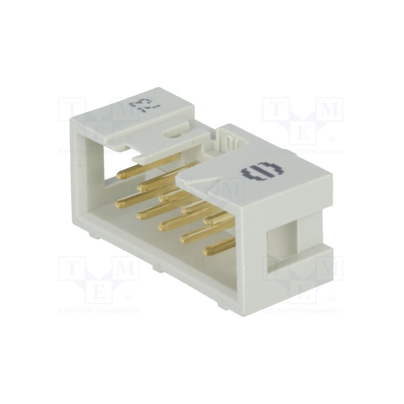 10 pcs : 9185106324 - Socket, IDC, male, PIN: 10, straight, THT, 1.27mm, Layout: 2x5
