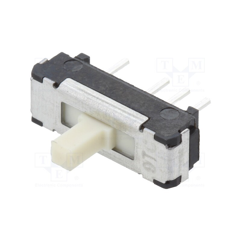 10 pcs : SSSS919800 - Switch: slide, Pos: 3, SP3T, 0.1A/12VDC, ON-ON-ON, THT, -40÷85°C