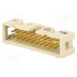 10 pcs : 9185206324 - Socket, IDC, male, PIN: 20, straight, THT, 1.27mm, Layout: 2x10