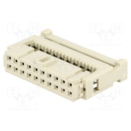 10 pcs : 9185206813 - Plug, IDC, female, PIN: 20, for ribbon cable, 1.27mm, Layout: 2x10