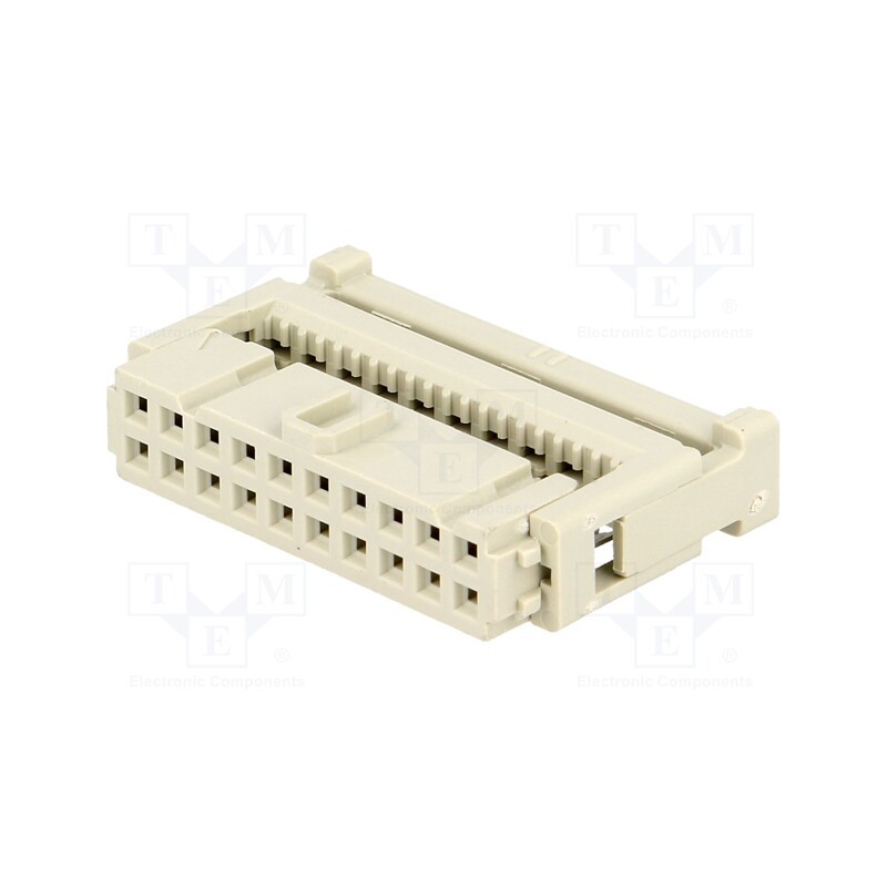 10 pcs : 9185206813 - Plug, IDC, female, PIN: 20, for ribbon cable, 1.27mm, Layout: 2x10