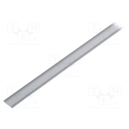 10 pcs : 87020020S - Profiles for LED modules, natural, L: 1m, FIX12, aluminium