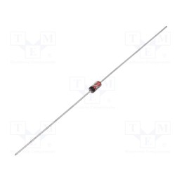 50 pcs : BZX55B10 A0G - Diode: Zener, 0.5W, 10V, 5mA, DO35, single diode, Ir: 100nA