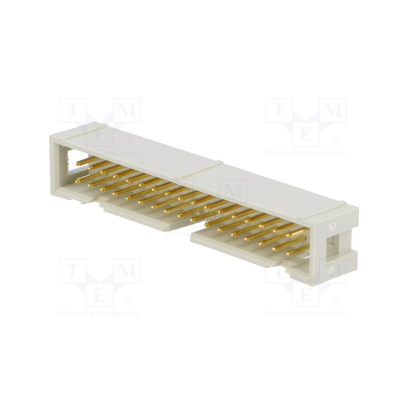 10 pcs : 9185346324 - Socket, IDC, male, PIN: 34, straight, THT, 1.27mm, Layout: 2x17