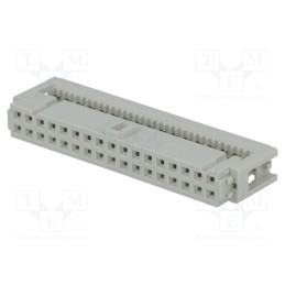 10 pcs : 9185346803 - Plug, IDC, female, PIN: 34, for ribbon cable, 1.27mm, Layout: 2x17