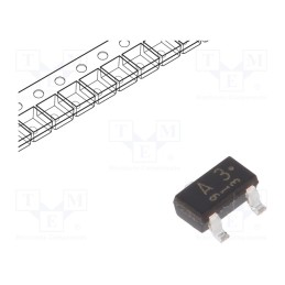 50 pcs : 1SS181,LF(T - Diode: switching, SMD, 85V, 100mA, 4ns, SOT346, Ufmax: 1.2V, Ifsm: 2A