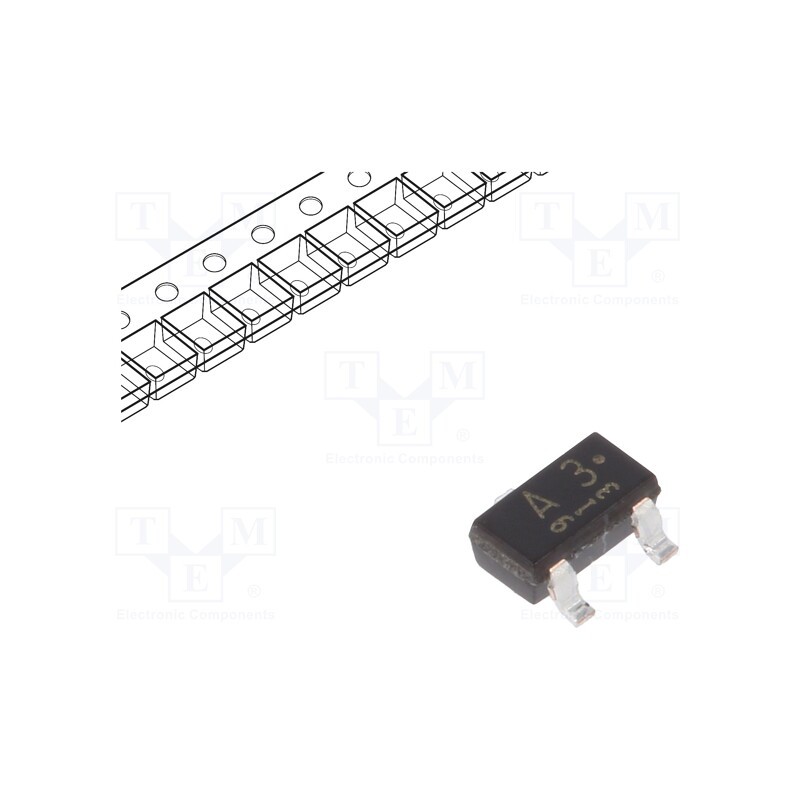 50 pcs : 1SS181,LF(T - Diode: switching, SMD, 85V, 100mA, 4ns, SOT346, Ufmax: 1.2V, Ifsm: 2A