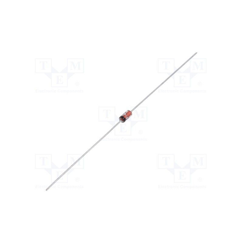 50 pcs : BZX55C20 R0G - Diode: Zener, 0.5W, 20V, 5mA, , DO35, single diode