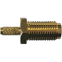 1 pcs - RF Solutions CON Series, jack Panel Mount SMA Connector, 50Ω, Crimp Termination, Straight Body