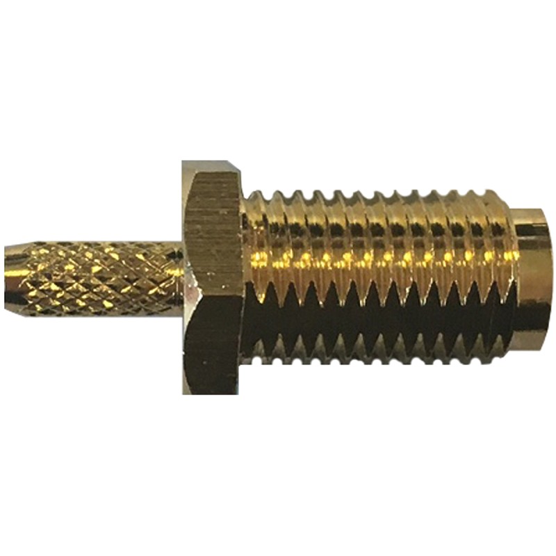 1 pcs - RF Solutions CON Series, jack Panel Mount SMA Connector, 50Ω, Crimp Termination, Straight Body