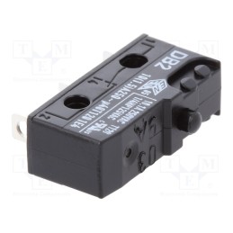 10 pcs : DB2C-A1AA - Microswitch SNAP ACTION, 10A/250VAC, 0.1A/80VDC, without lever