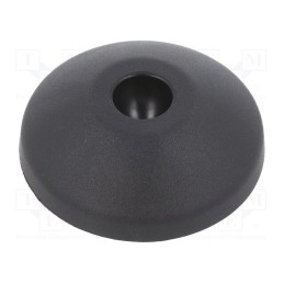 10 pcs : 098D060K - Foot, without rubber underlay,self-aligning, Base dia: 59mm