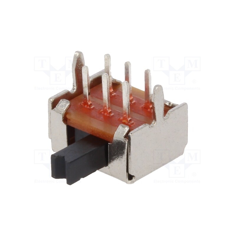 10 pcs : MFP 213 N-RA - Switch: slide, Pos: 2, SP3T, 0.1A/12VDC, ON-ON-ON, PCB,THT, -20÷85°C