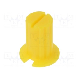 10 pcs : KR 108 - Knob, none, DRR 4000, Body: yellow
