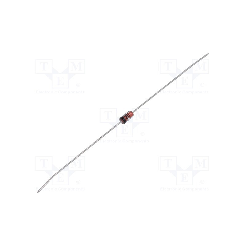 50 pcs : BZX55C24 R0G - Diode: Zener, 0.5W, 24V, 5mA, , DO35, single diode