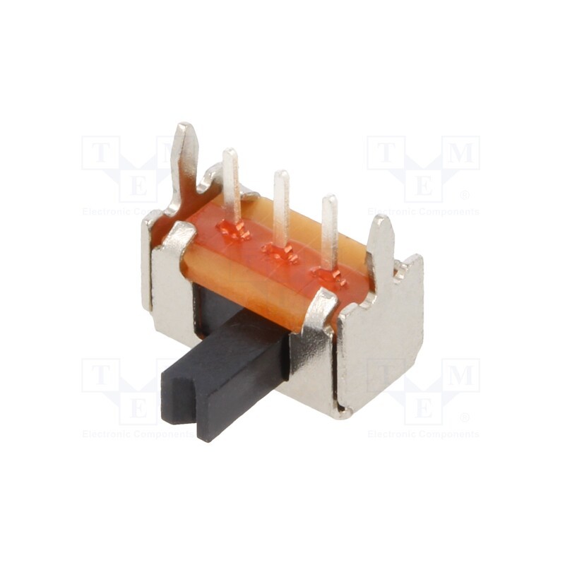 10 pcs : MFP 113 D-RA - Switch: slide, Pos: 2, SPDT, 0.1A/12VDC, ON-ON, PCB,THT, -40÷85°C