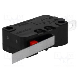 10 pcs : D3V-162-1A5 - Microswitch SNAP ACTION, 16A/250VAC, 10A/30VDC, with lever, SPDT