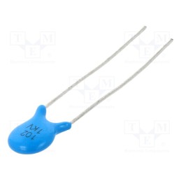 50 pcs : CCH-1N/1000V - Capacitor: ceramic, 1nF, 1kV, Y5P, ±10%, THT, 5mm