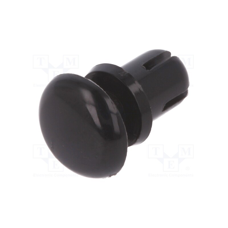 50 pcs : 8G4025.0X4.5B - Rivet, polyamide, L.rivet: 6.5mm, Panel cutout diam: 5.1mm, black
