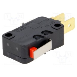 10 pcs : D3V-161-1C5 - Microswitch SNAP ACTION, 16A/250VAC, 10A/30VDC, with lever, SPDT