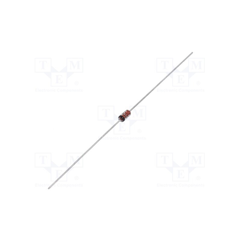 50 pcs : BZX55B18 A0G - Diode: Zener, 0.5W, 18V, 5mA, DO35, single diode, Ir: 100nA