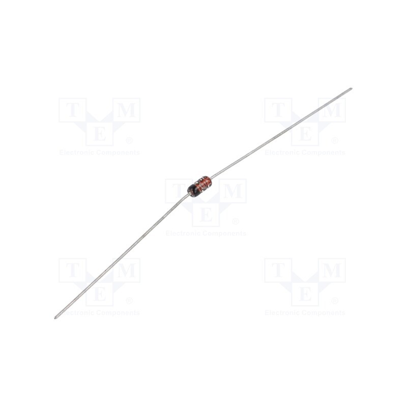 50 pcs : BZX55C4V3 R0G - Diode: Zener, 0.5W, 4.3V, 5mA, , DO35, single diode, Ir: 1uA