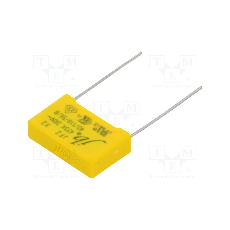50 pcs : JFZ-47N/310-P15 - Capacitor: polypropylene, 47nF, 18x16x10mm, THT, ±10%, 15mm, 310VAC
