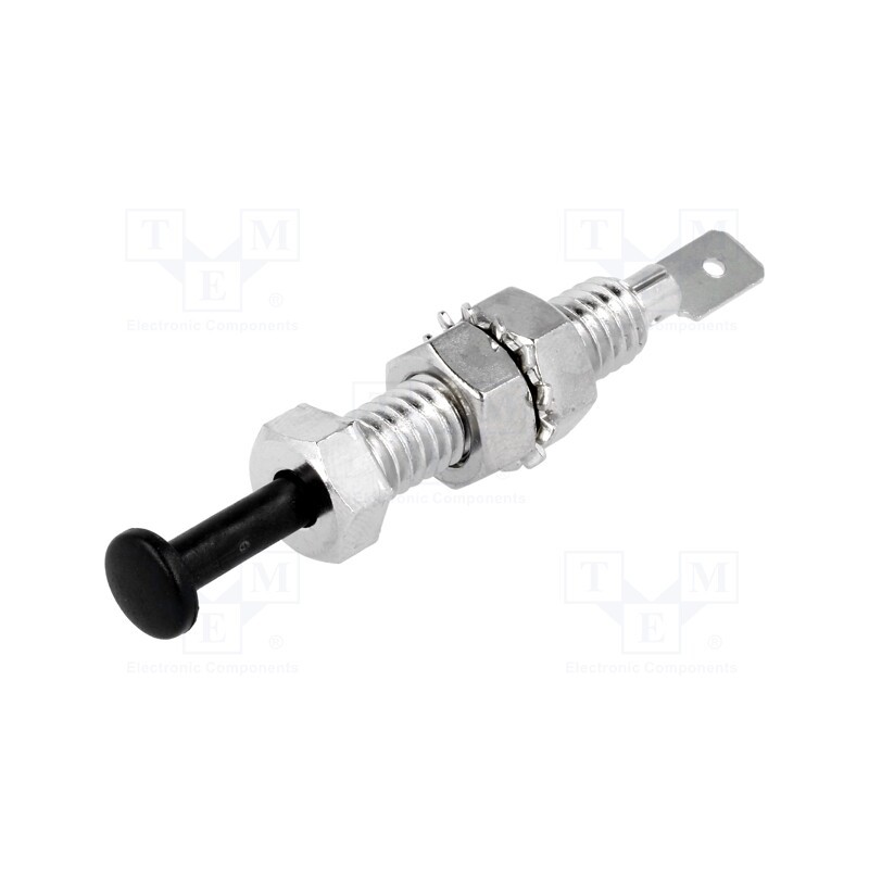 10 pcs : - Microswitch SNAP ACTION, SPST-NC, ON-(OFF), Pos: 2