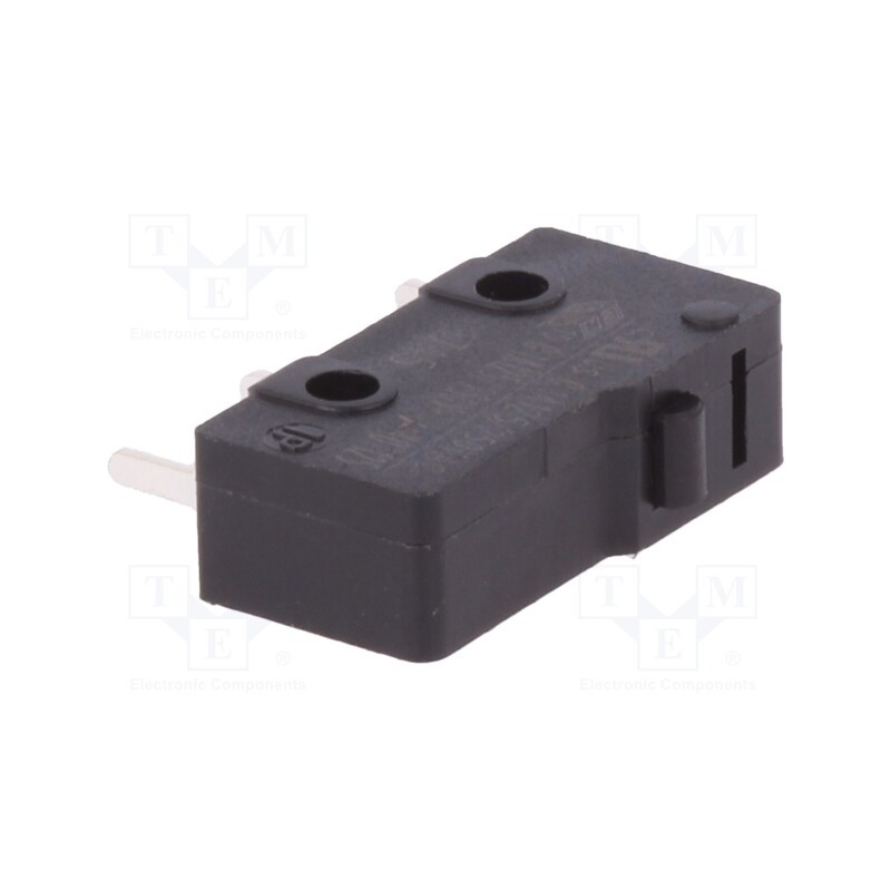 10 pcs : LCA01150P00PC - Microswitch SNAP ACTION, 0.1A/250VAC, without lever, SPDT, Pos: 2