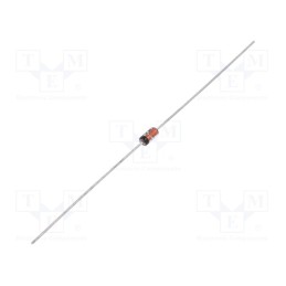 50 pcs : BZX55C6V8 R0G - Diode: Zener, 0.5W, 6.8V, 5mA, , DO35, single diode