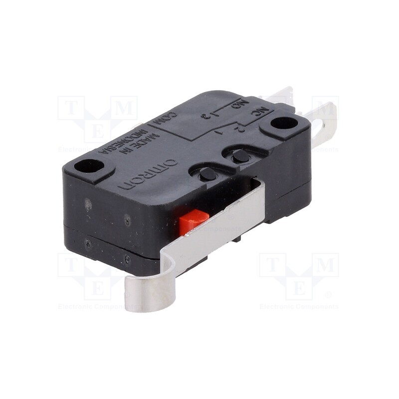 10 pcs : D3V-164-1A5 - Microswitch SNAP ACTION, 16A/250VAC, 10A/30VDC, SPDT, ON-(ON)