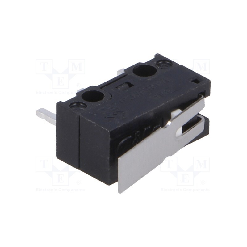 10 pcs : ZMA03A150L04PC - Microswitch SNAP ACTION, 3A/125VAC, with lever, SPDT, ON-(ON)