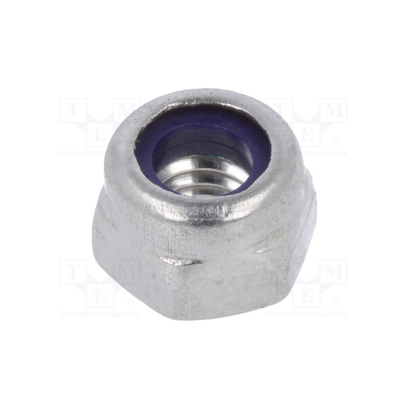500 pcs : 1242385 - Nut, hexagonal, M4, 0.7, A2 stainless steel, 7mm, BN 637, DIN 985