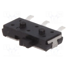10 pcs : AYZ0102AGRLC - Switch: slide, Pos: 2, SPDT, 0.1A/12VDC, ON-ON, SMT, -10÷60°C, 100MΩ