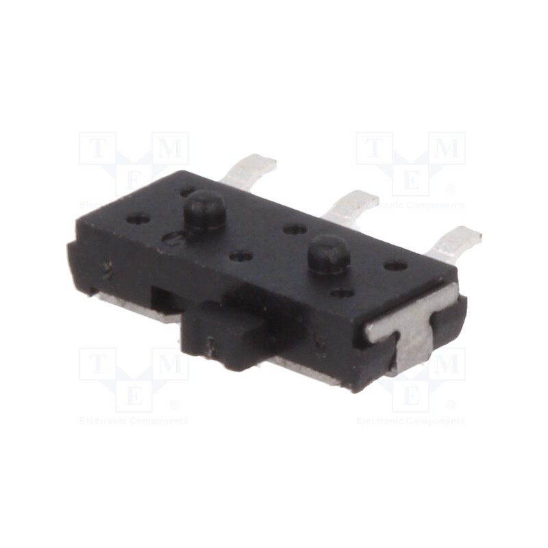 10 pcs : AYZ0102AGRLC - Switch: slide, Pos: 2, SPDT, 0.1A/12VDC, ON-ON, SMT, -10÷60°C, 100MΩ