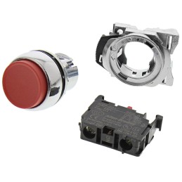 1 pcs - Allen Bradley 800F Series Push Button, Panel Mount, 22mm Cutout, SPST