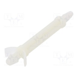 50 pcs : 8G813V40373 - PCB distance, polyamide, L: 34.9mm, snap fastener, natural