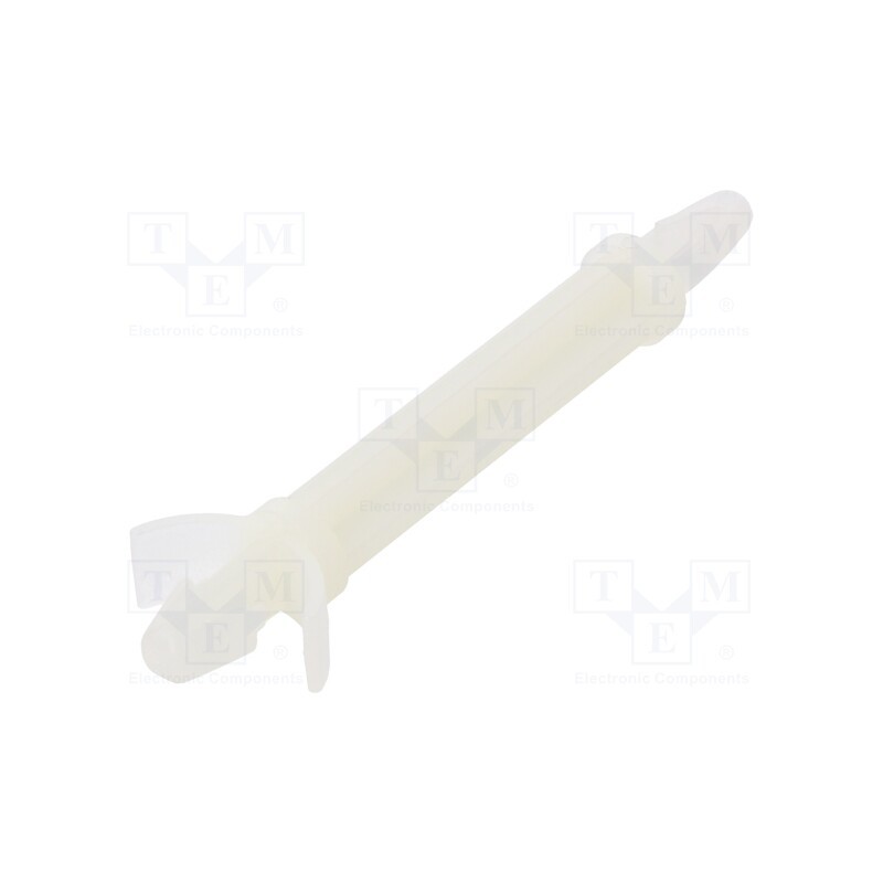 50 pcs : 8G813V40373 - PCB distance, polyamide, L: 34.9mm, snap fastener, natural