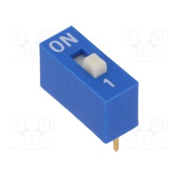 10 pcs : EDG101S - Switch: DIP-SWITCH, Poles number: 1, ON-OFF, 0.025A/24VDC, Pos: 2