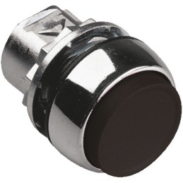 1 pcs - Allen Bradley 800F Series Black Momentary Push Button Head, 22mm Cutout, IP65