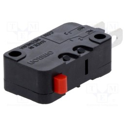 10 pcs : D3V-16-1A5-H - Microswitch SNAP ACTION, 16A/250VAC, 10A/30VDC, without lever