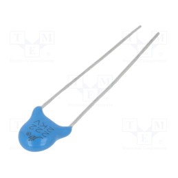 50 pcs : JYC3D222MBF065000B - Capacitor: ceramic, 2.2nF, 2kVDC, Y5V, ±20%, 5mm