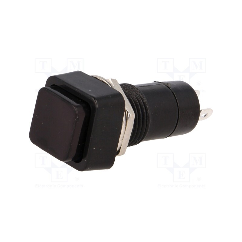 10 pcs : - Switch: push-button, Pos: 2, SPST-NO, 3A/125VAC, OFF-ON, Ø12mm