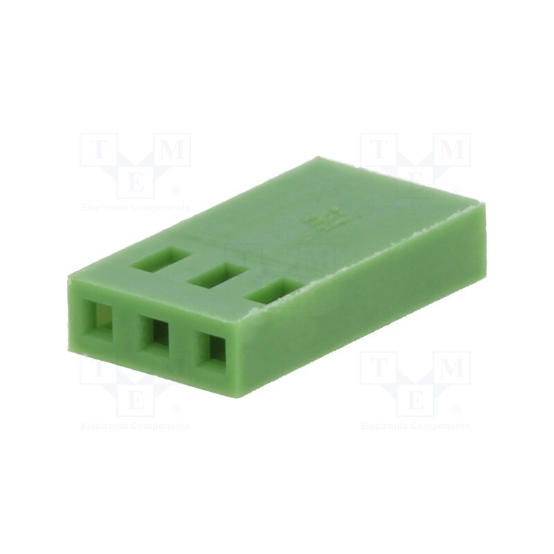 10 pcs : 925366-3 - Plug, pin strips, AMPMODU MOD IV, female, PIN: 3, w/o contacts